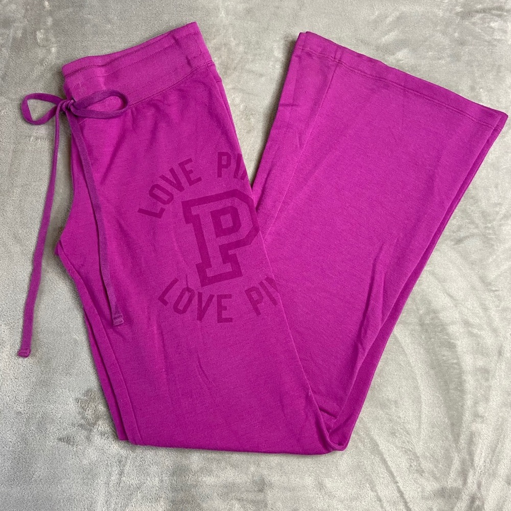 Pink Flare Sweatpants